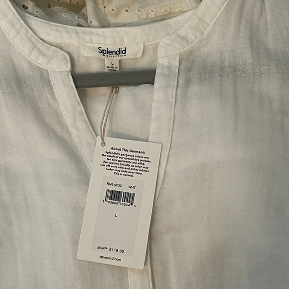 SPLENDID | Ruby Sleeveless Tank Top (Sz L) - Picture 5 of 6